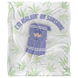 South Park Dirty Stoned Silky Stone Towelie Supersoft Blanket