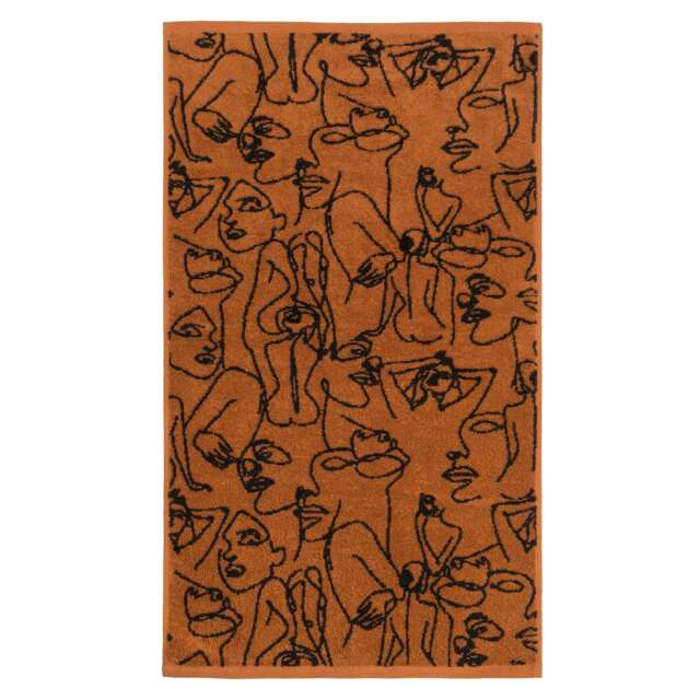 furn. Everybody Jacquard Hand Towel Pecan