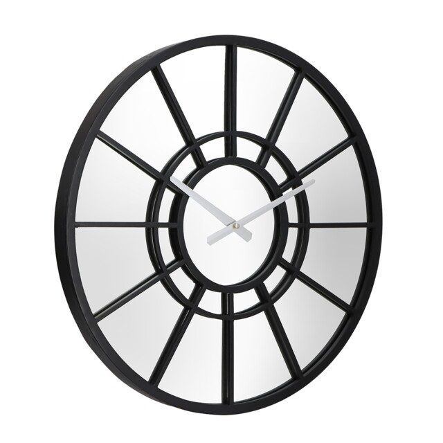 Buttermere Indoor Outdoor Mirrored Skeleton Wall Clock 50cm