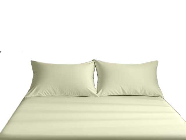Luxury 400TC Sateen Cotton Housewife Pillowcase Pair Hotel Quality Envelope Closing Cream