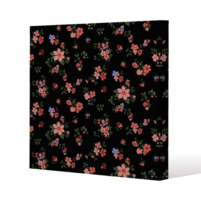 Beautiful Pink Flowers (Canvas Print) / 90 x 90 x 4cm Multi