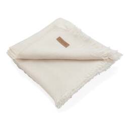 Ukiyo Polylana Woven Aware Blanket - Off White - One Size Cream