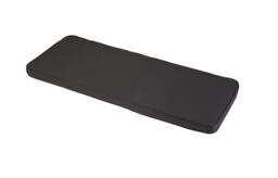 2 Seater Bench Outdoor Garden Furniture Cushion (Pack of 4) - L116 x W48 cm - Charcoal Grey