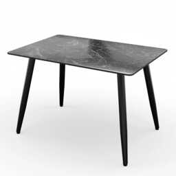 120cm Ceramic Table Modern Kitchen & Dining Room Rectangle Shape Top Cream Crimea Shinny 1
