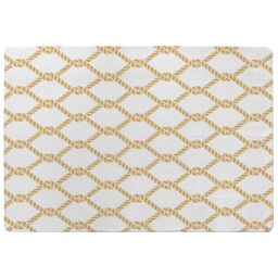 Gold Chainlink Rope Rug Multi