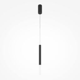 Pro Shade Modern Slim Pendant Ceiling Light Black 4000K 500lm Acrylic Shade