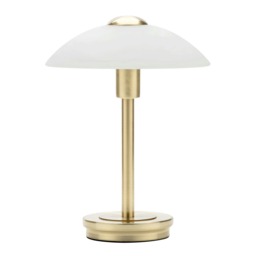 BHS Archie Touch Sensitive Table Lamp, Brass