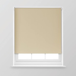 A.Unique Home Premium Trimmable Thermal Blackout Roller Window Blind - 2FT - Natural - 60cm (W) x 170cm (L)