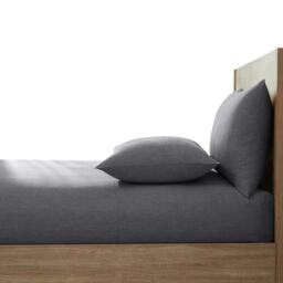 Martex Linen Fitted Sheet Grey - Super King