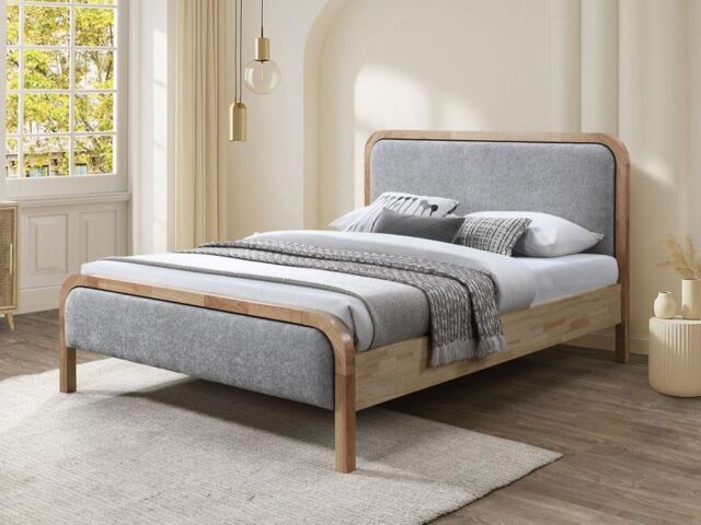Snuggle Beds Clara Bed - Grey Silver - Double