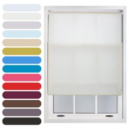 90cm Wide Daylight Roller Blind 165cm Drop Cream Cream