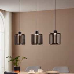 EGLO Ginestrone-Z Black Steel RGB 3 Light Pendant
