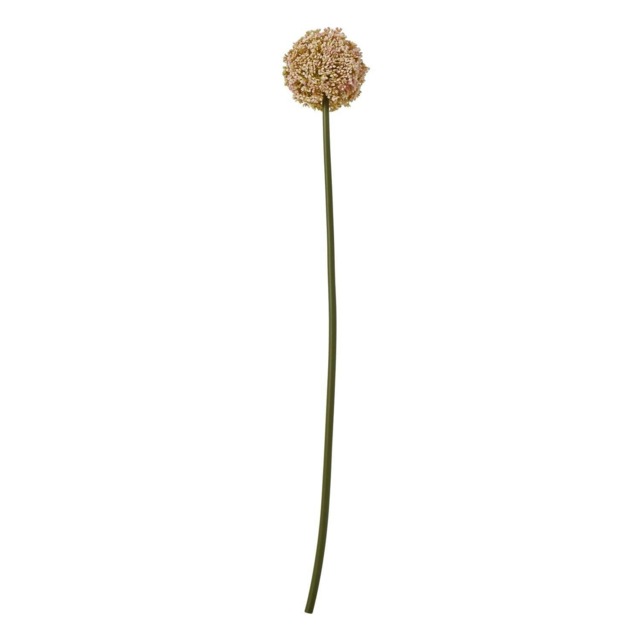 Hill Interiors Allium Stem Artificial Plant - Pink - 90cm