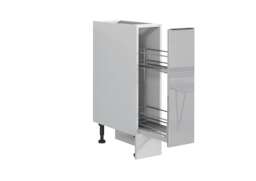 Kitchen Cabinet Pull Out Storage Basket 200mm Unit Modern Grey Gloss Base Storage Cupboard Star