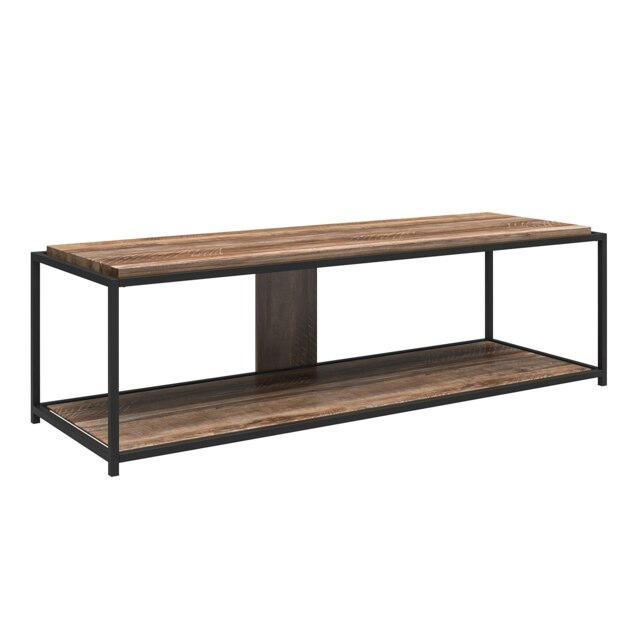 Quincy TV-Stand in Weathered Oak Brown WEATHERED OAK One Size 23