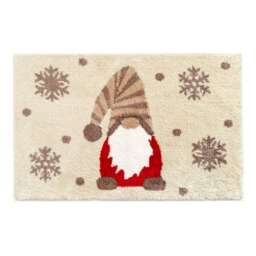 Neutral Gonk Christmas Bath Mat - Non Slip & Super Soft