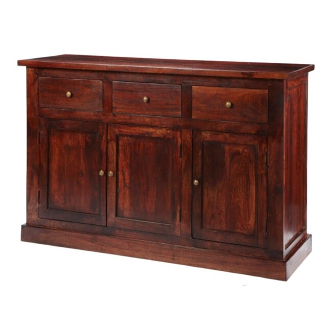 Jinita Dark Wood Large Sideboard Brown