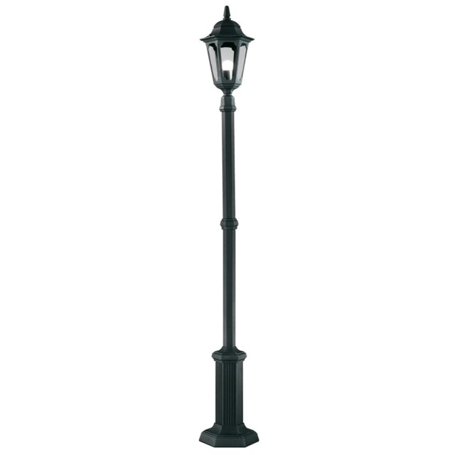 Parish 1 Light Outdoor Lamp Post Black IP44, E27