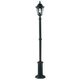 Parish 1 Light Outdoor Lamp Post Black IP44, E27