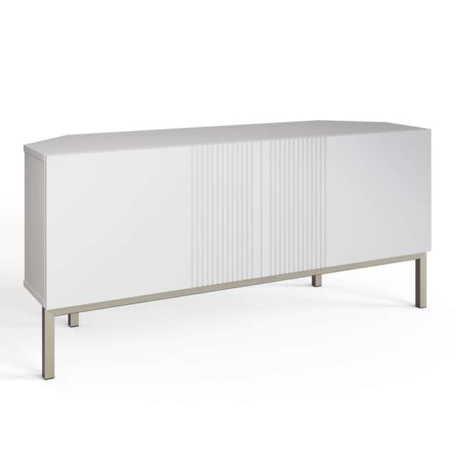 Frank Olsen Furniture Iona Corner TV Cabinet White White White 1