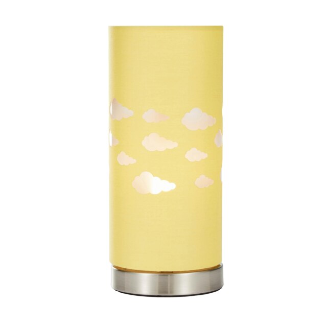 BHS Glow Kid's LED Clouds Table Lamp, Ochre