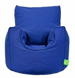 Bean Lazy Royal Blue Cotton Bean Bag Armchair Toddler Size