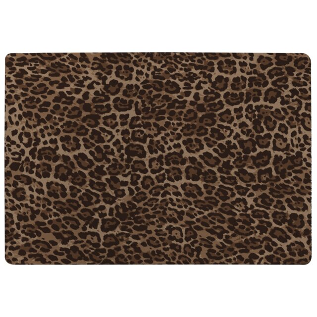 Leopard Print Rug Multi