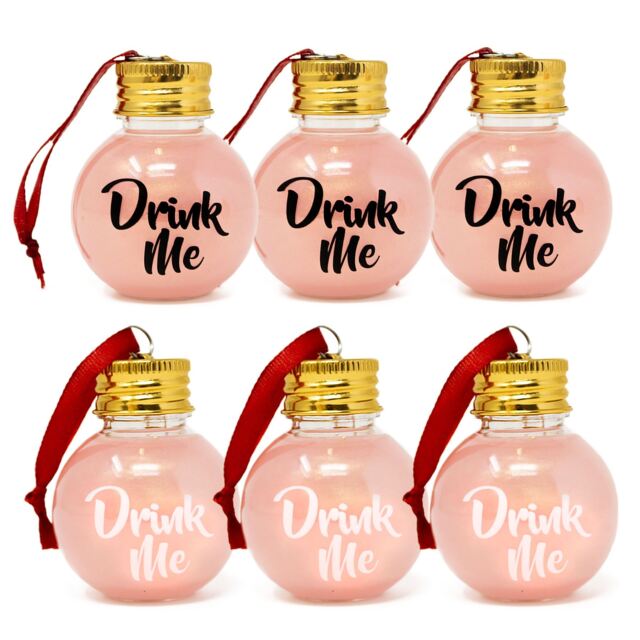 Gift Republic Set of 6 Festive Boozeballs Christmas Ornament