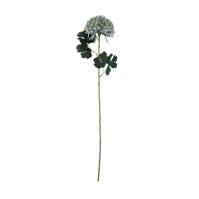 Hill Interiors Chrysanthemum Artificial Flower - Pale Blue - One Size