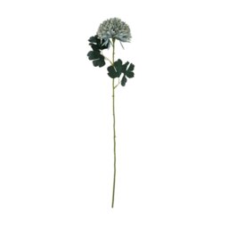 Hill Interiors Chrysanthemum Artificial Flower - Pale Blue - One Size