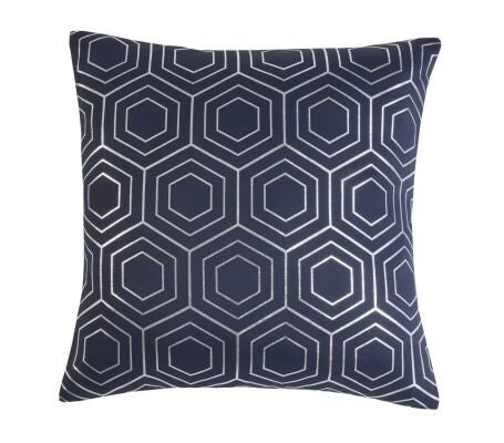 Element Cushion Cover Navy Blue Blue