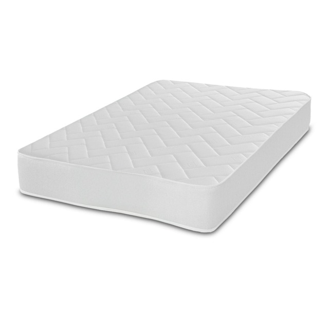 Hybrid Spring and Memory Foam Mattress - Soft Firmness White European Small Single
