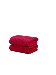 Versailles Jacquard Cotton Towels Soft and Absorbent Red Bath towel