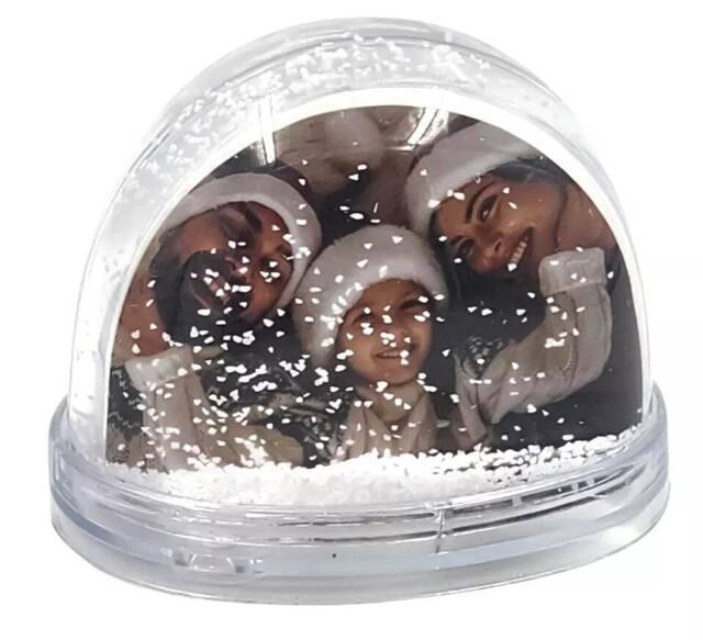 Christmas Add Your Own Photo Snow Globe