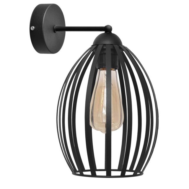 Dali Wall Lamp Black 20cm