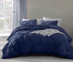 Intimates Angelica Duvet Cover & Pillowcase Set Blue Navy King