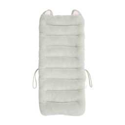 Living and Home Cat Ear Plush Lounger Cushion - Grey