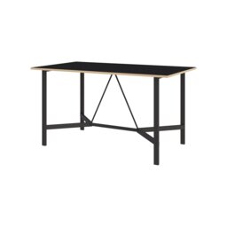 Decortie Dalma Dining Table 140x80cm Black Wood
