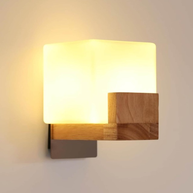 Wall Light Indoor Wood Modern