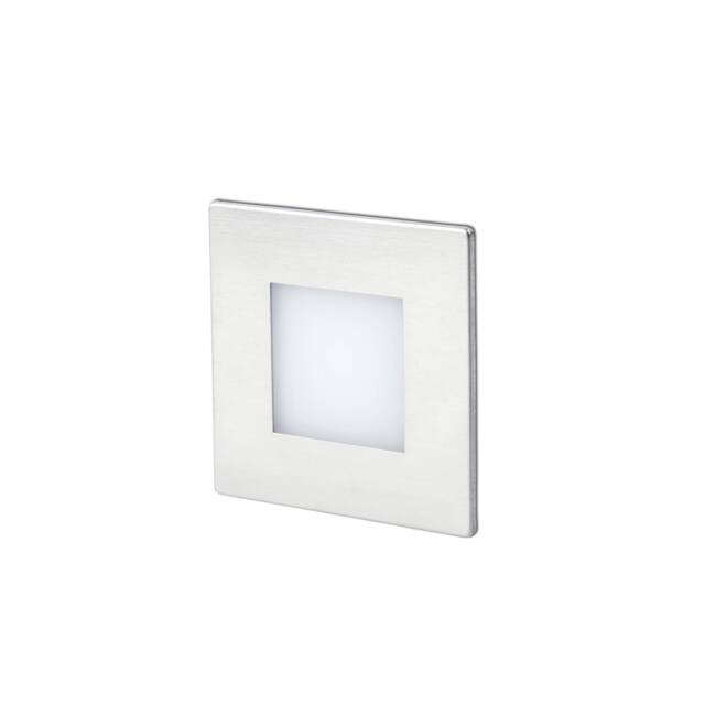 Frol LED Outdoor Recessed Wall Light Matt Nickel IP65