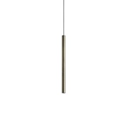 Look 25cm Slim Pendant Ceiling Light Brass 1x LED 220lm 3000K