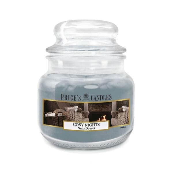 Prices Fragrance Collection Cosy Nights Small Jar Candle Grey