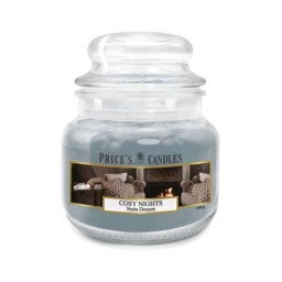Prices Fragrance Collection Cosy Nights Small Jar Candle Grey