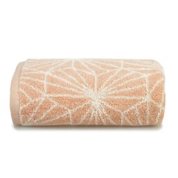 Madrid Geometric Design Bath Towel - Blush