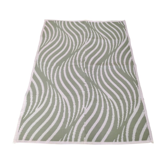 Charles Bentley Green Weatherproof Indoor/Outdoor Rug 120x170