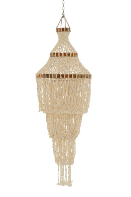 Orsina Natural White And Amber Pendant