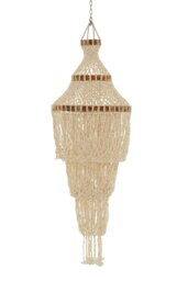 Orsina Natural White And Amber Pendant
