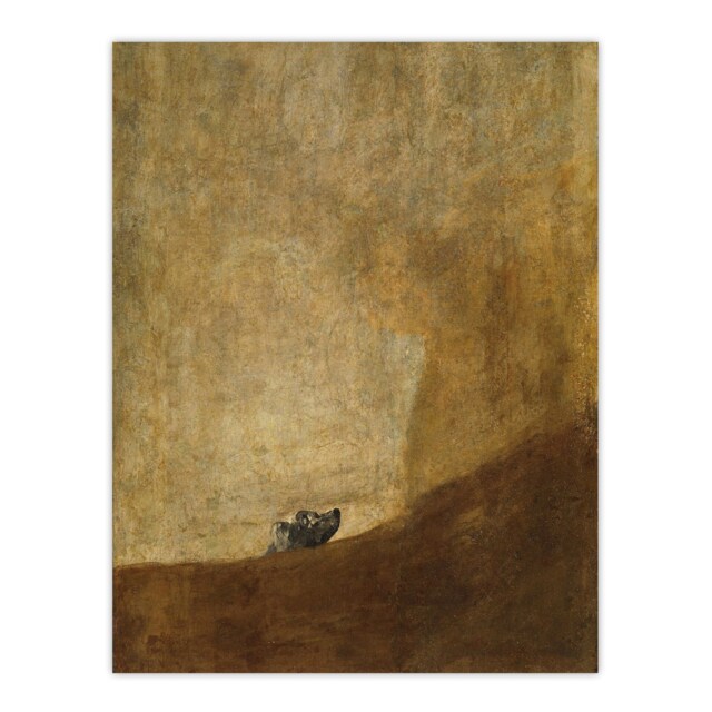 El Perro The Drowning Dog Francisco Goya Huge Wall Art Print 18X24 In