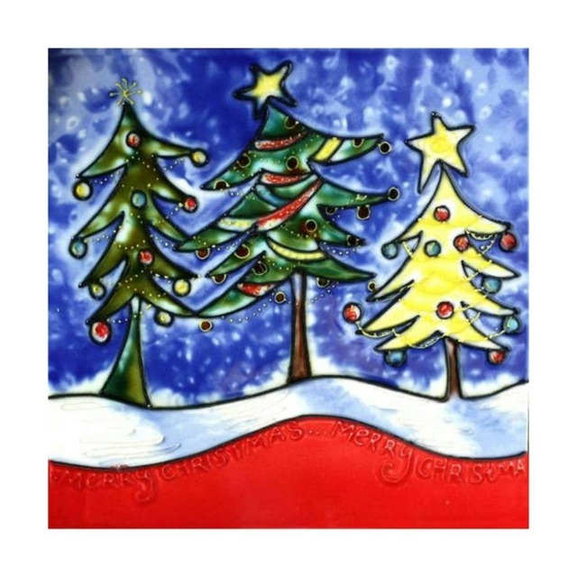 Trivet 8 x 8 - Snowy Christmas BE171066