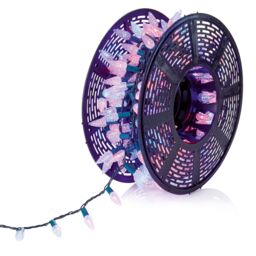 7.5m 150 LED Multi-action Pine Cone Christmas Lights in Rainbow